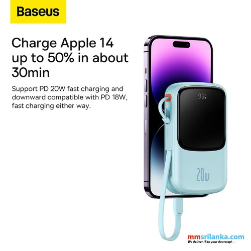 Baseus Qpow Pro 10000mAh 20W iP Edition Digital Display Fast Charge Power Bank